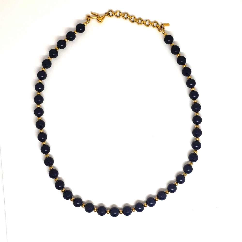 VTG Monet Blue Lucite necklace